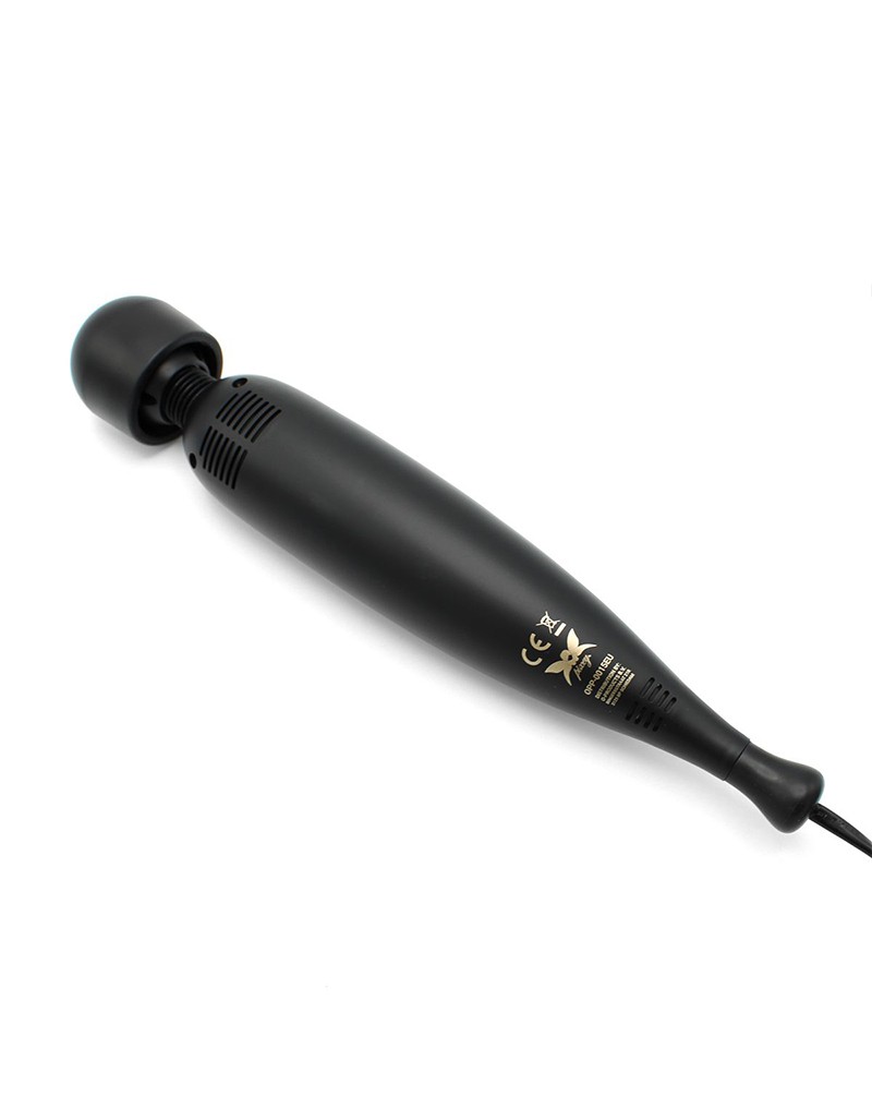 Pixey - Pixey Turbo - Wand Vibrator met 2 Opzetstukken - Zwart - Afbeelding 5