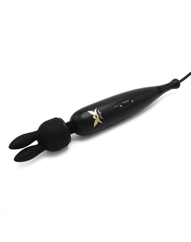 Pixey - Pixey Turbo - Wand Vibrator met 2 Opzetstukken - Zwart - Afbeelding 16
