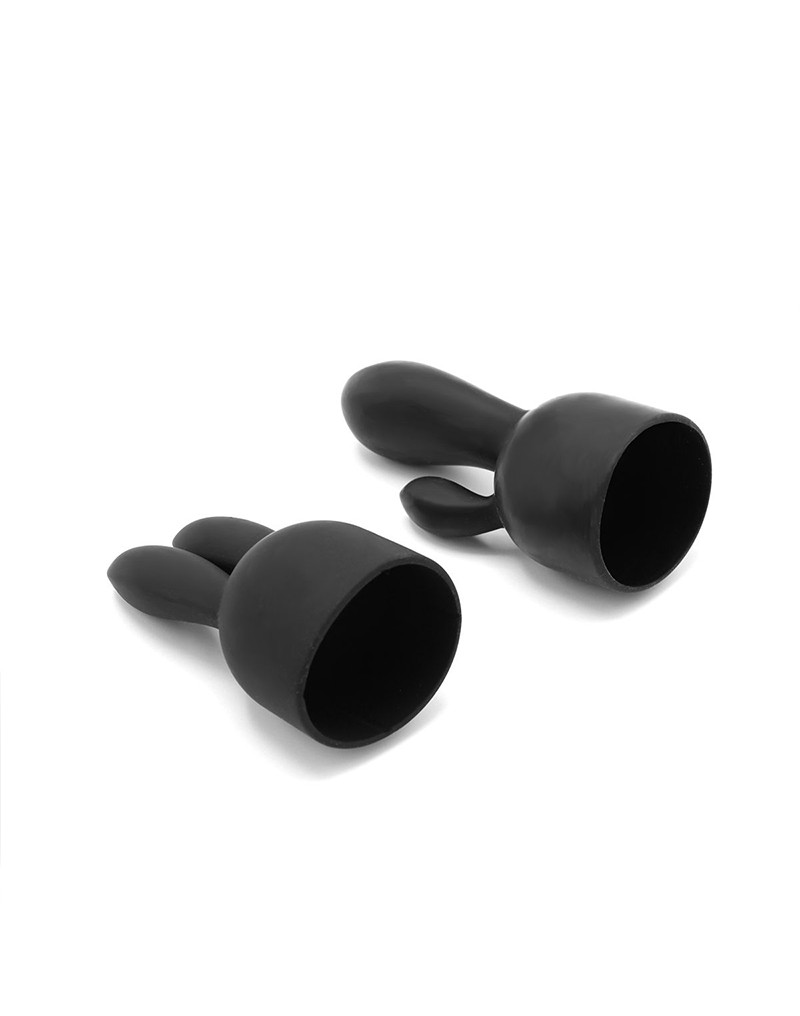 Pixey - Pixey Turbo - Wand Vibrator met 2 Opzetstukken - Zwart - Afbeelding 10