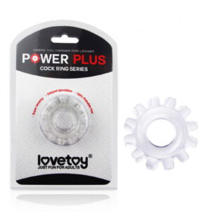 PowerPlus Flexible Cock Ring Transparant