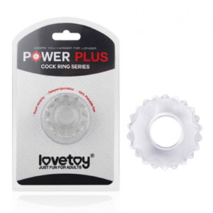 PowerPlus Flexible Cock Ring Transparant
