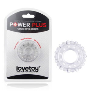PowerPlus Flexible Cock Ring Transparant