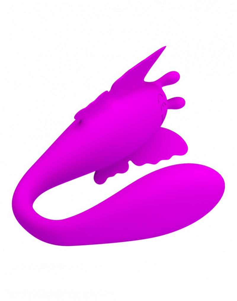 Pretty Love - Chimera - Koppelvibrator met afstandsbediening - Roze - Afbeelding 5
