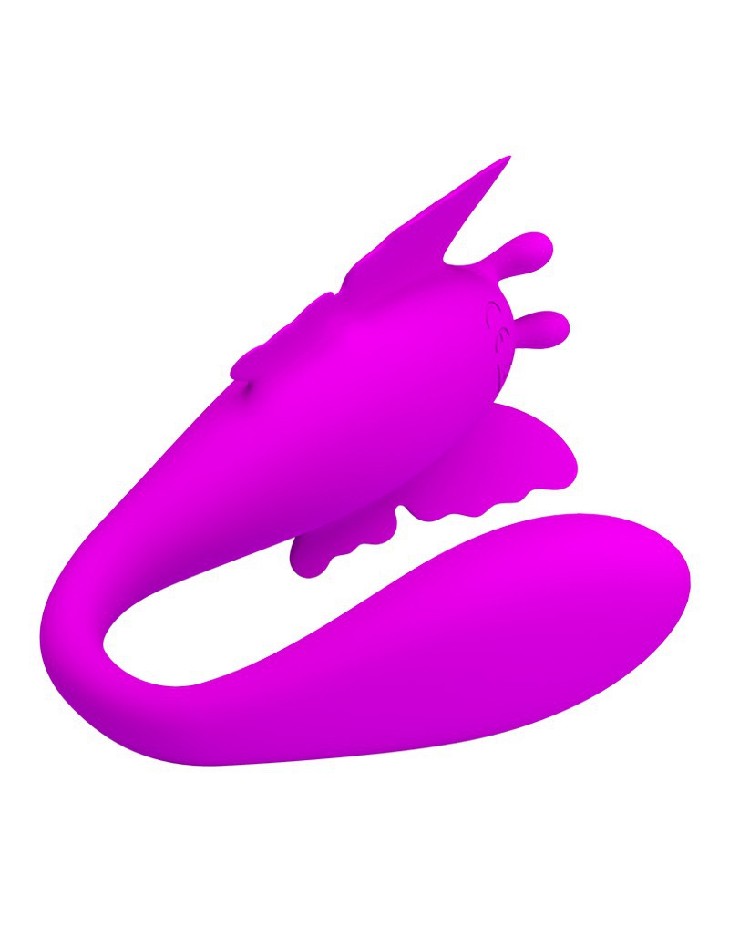 Pretty Love - Chimera - Koppelvibrator met afstandsbediening - Roze - Afbeelding 6