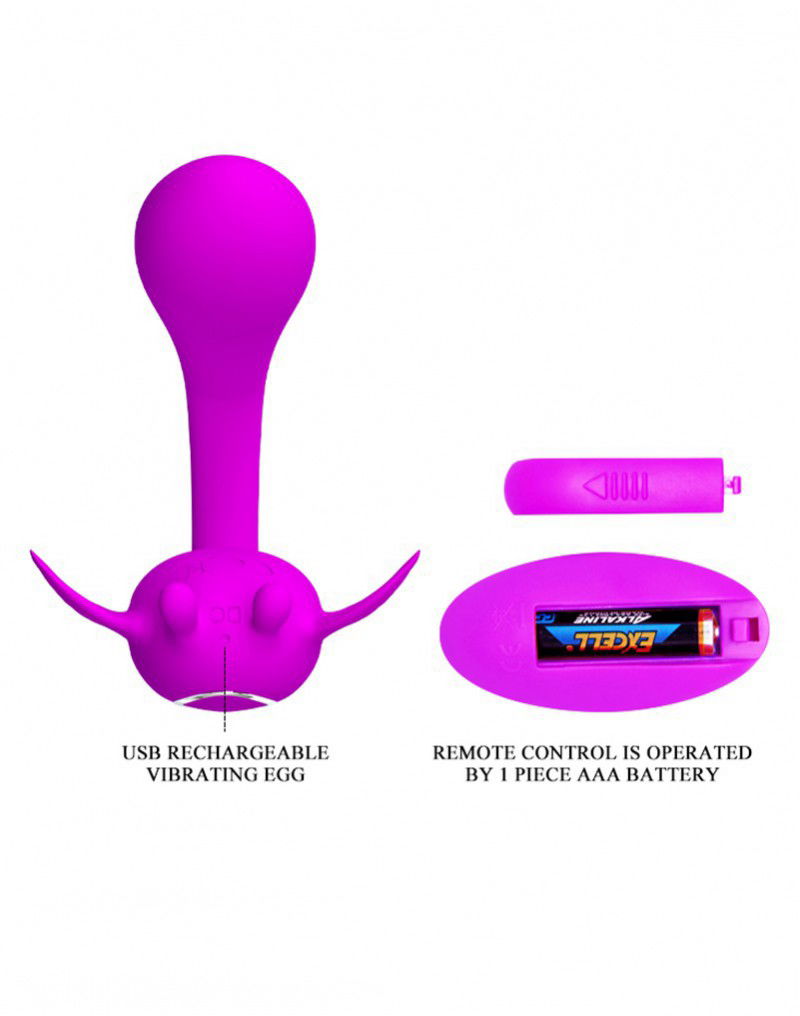 Pretty Love - Chimera - Koppelvibrator met afstandsbediening - Roze - Afbeelding 10
