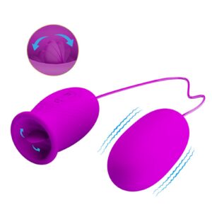 Pretty Love – Daisy 2 in 1 Clit Licker and Vibrating Egg