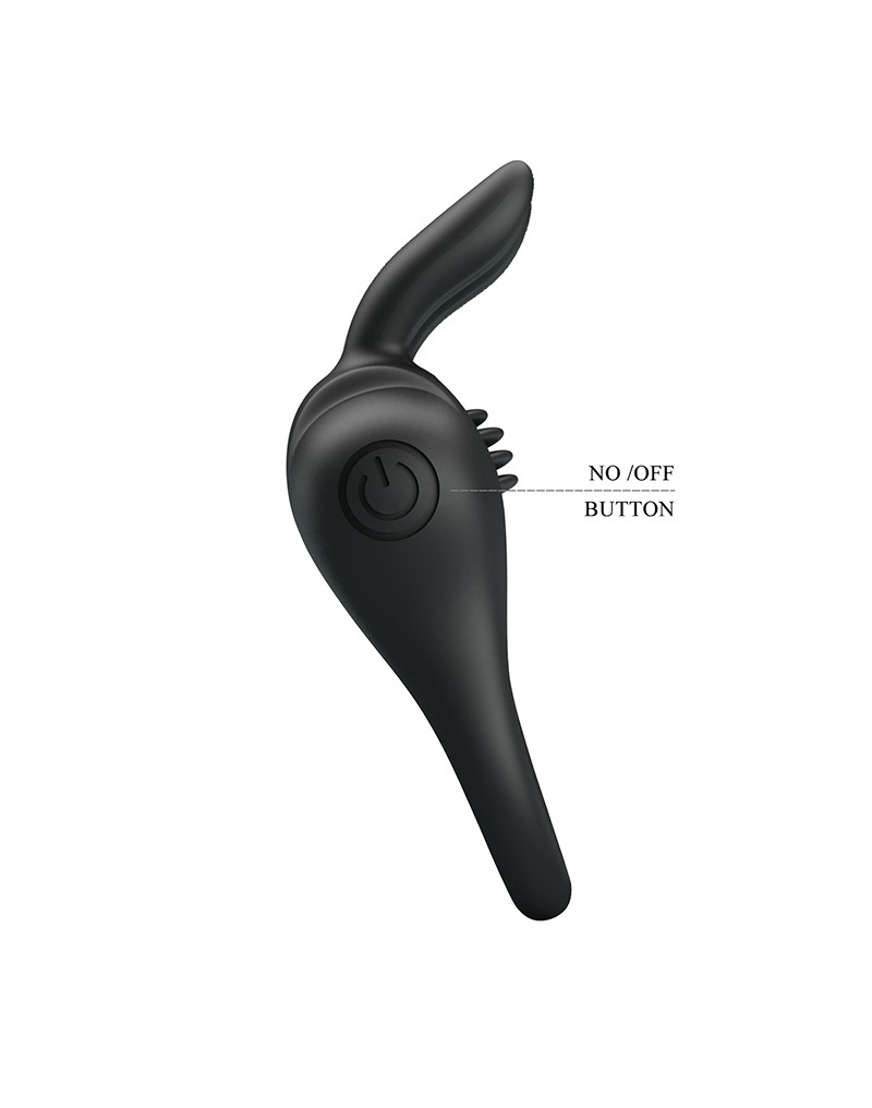 Pretty Love - Davion - Cockring Vibrator - Zwart - Afbeelding 5