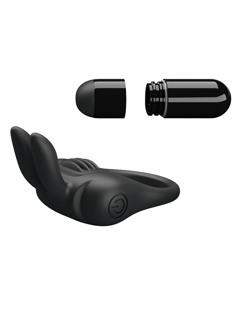 Pretty Love - Davion - Cockring Vibrator - Zwart - Afbeelding 7