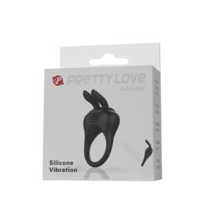Pretty Love – Davion – Cockring Vibrator – Zwart