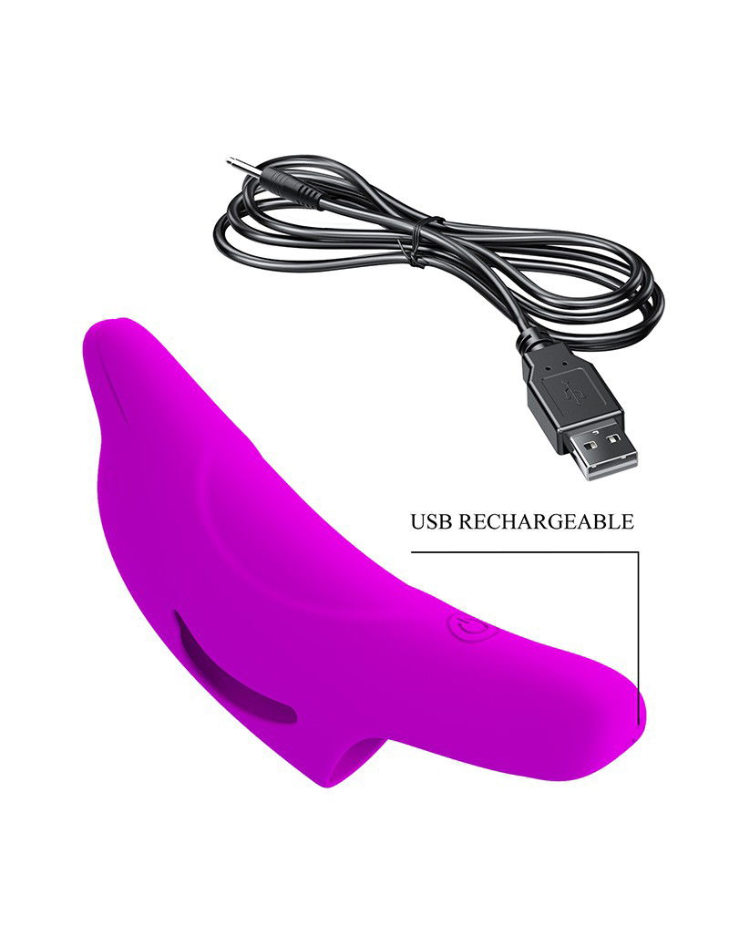 Pretty Love - Delphini - Vingervibrator - Paars - Afbeelding 5