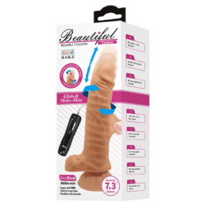 Pretty Love – Easton – Roterende & Stotende Dildo – Bruin