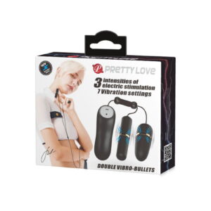 Pretty Love – Electrische Stimulatie Bullets Set – Zwart