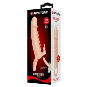 Pretty Love Emmitt Sleeve geribbeld ontwerp Nude