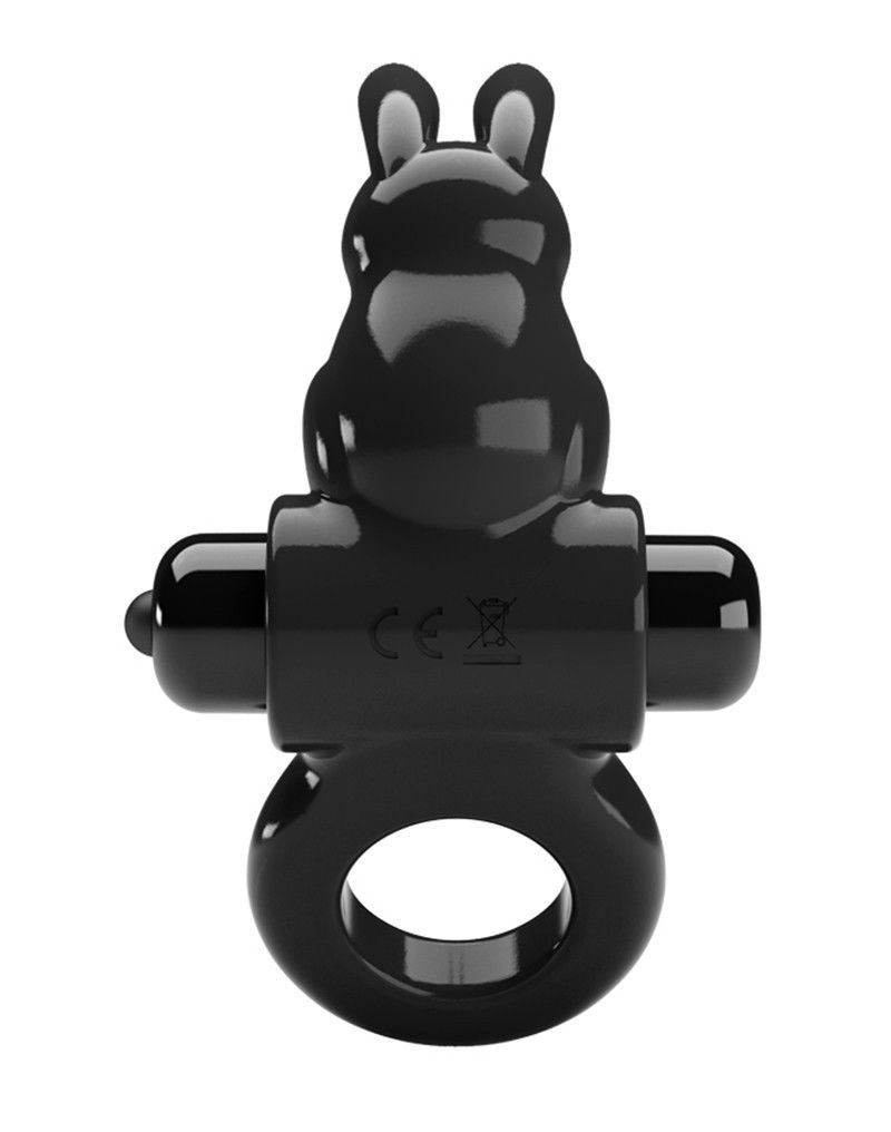 Pretty Love - Exciting Ring - Vibrerende Cockring - Zwart - Afbeelding 5