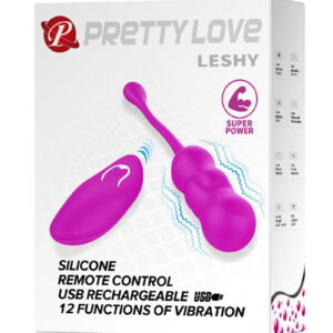 Pretty Love – Leshy – Vibrerend Ei met Afstandsbediening – Roze
