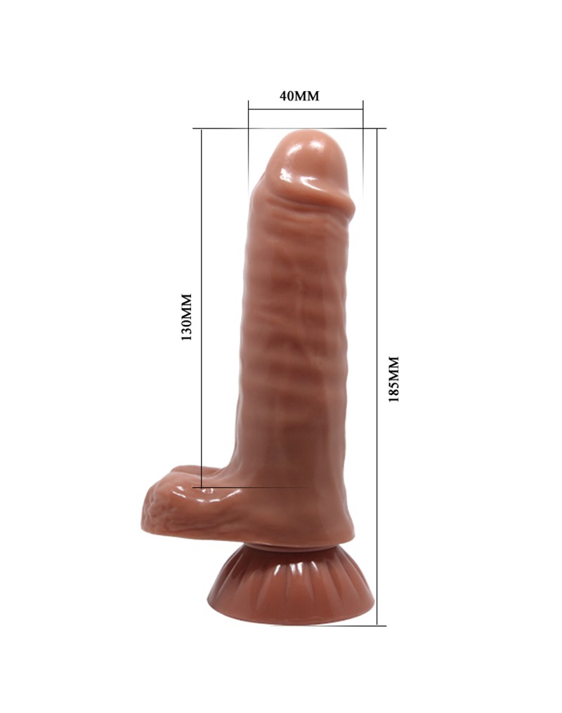 Pretty Love - Maddox - Vibrerende Dildo - Bruin - Afbeelding 5