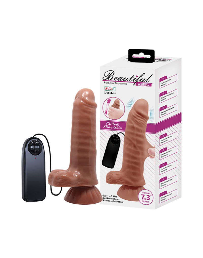 Pretty Love - Maddox - Vibrerende Dildo - Bruin - Afbeelding 12