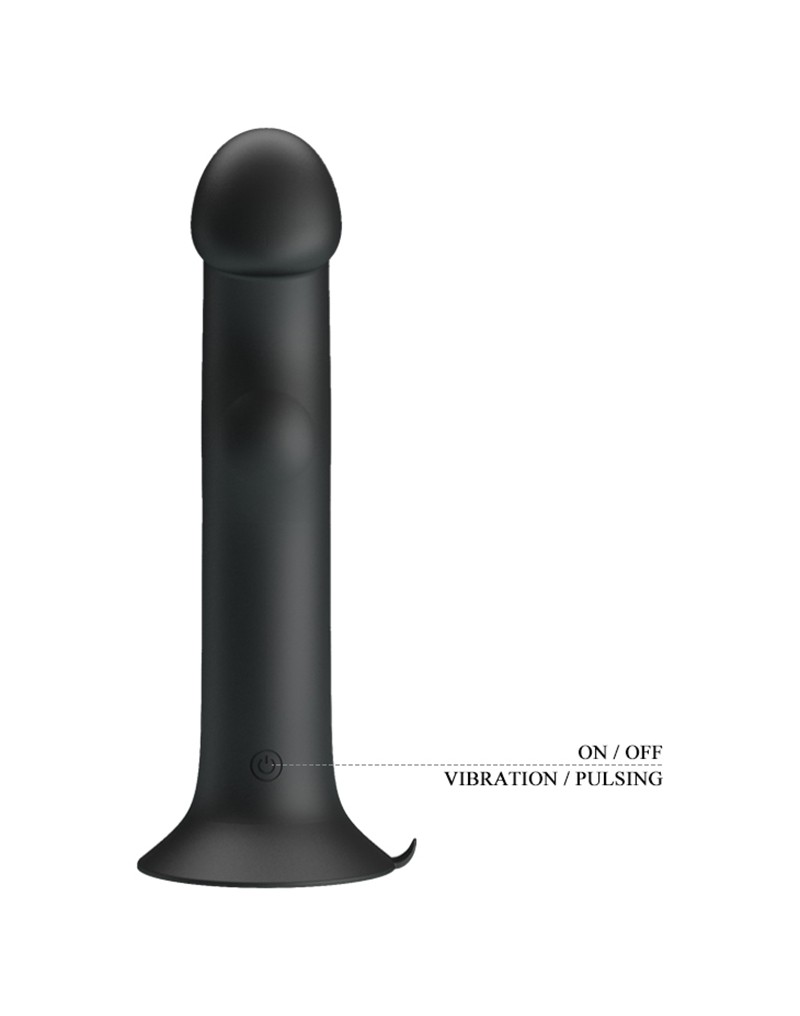 Pretty Love - Murray - Vibrerende Dildo 19 cm - Zwart - Afbeelding 6