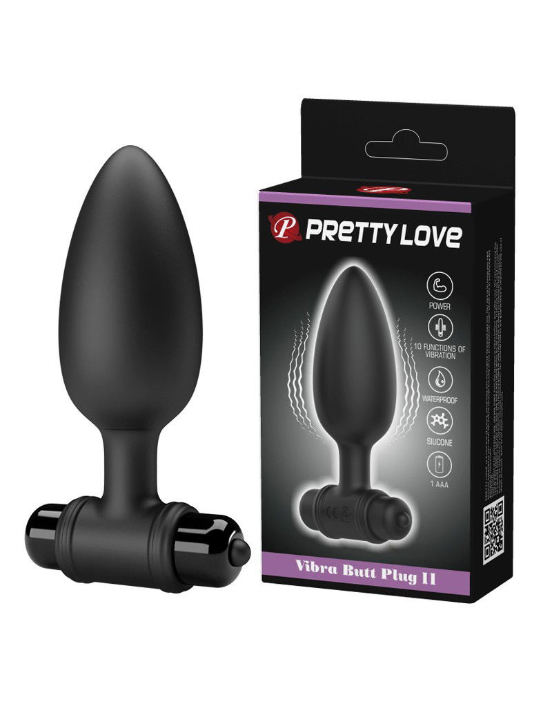 Pretty Love Vibra Buttplug II Zwart - Afbeelding 6