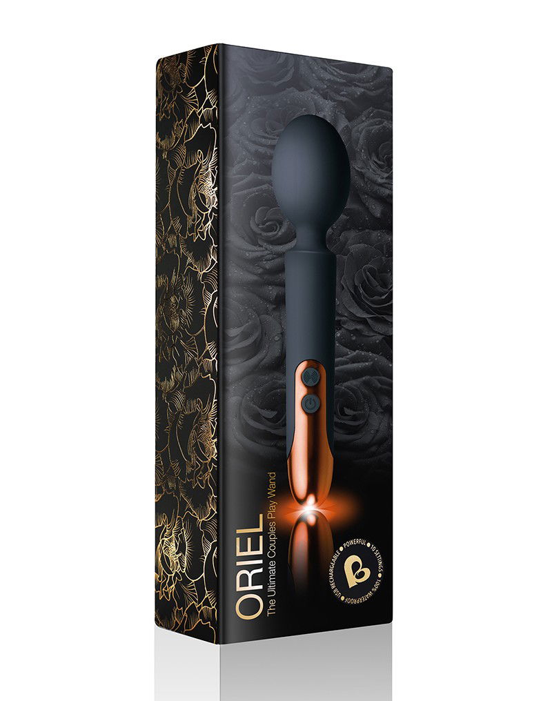 Rocks-Off - Oriel - Wand Vibrator - Zwart - Afbeelding 2