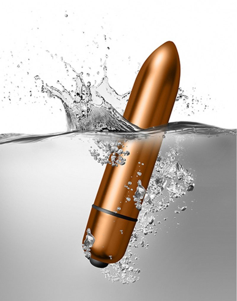Rocks-Off - Dark Desires Kit - Bullet Vibrator met sleeves - Zwart / Goud - Afbeelding 6