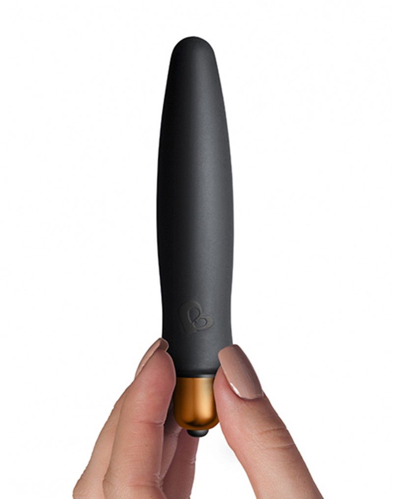 Rocks-Off - Dark Desires Kit - Bullet Vibrator met sleeves - Zwart / Goud - Afbeelding 7