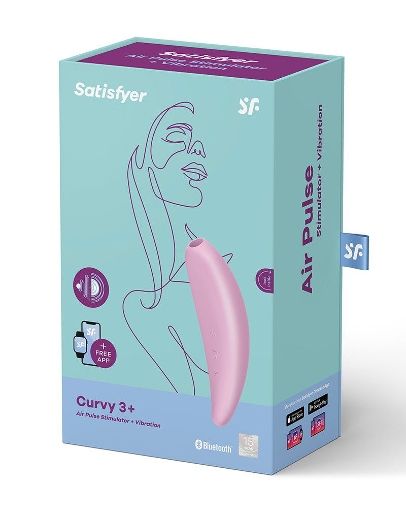Satisfyer Curvy 3 Plus Pink incl Bluetooth and App - Afbeelding 2
