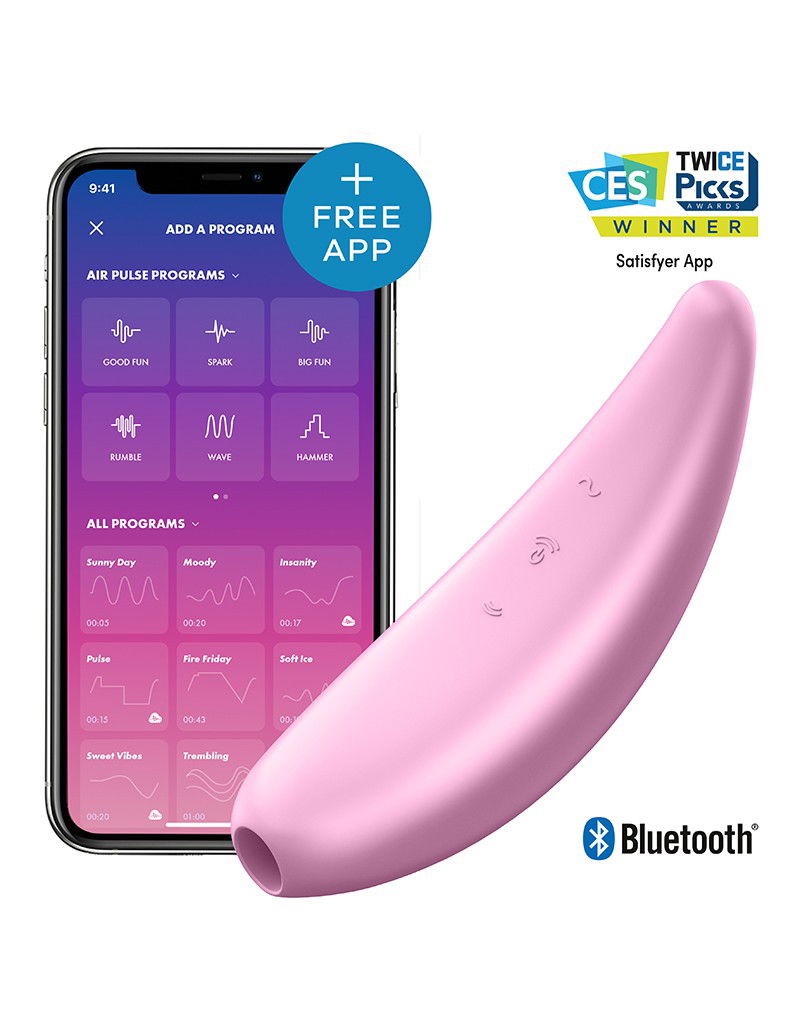 Satisfyer Curvy 3 Plus Pink incl Bluetooth and App - Afbeelding 3