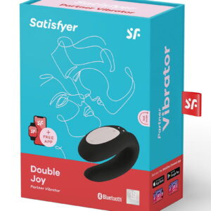 Satisfyer Double Joy Black incl Bluetooth and App