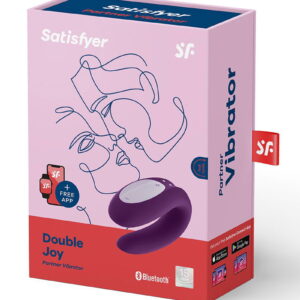 Satisfyer Double Joy Purple incl Bluetooth and App