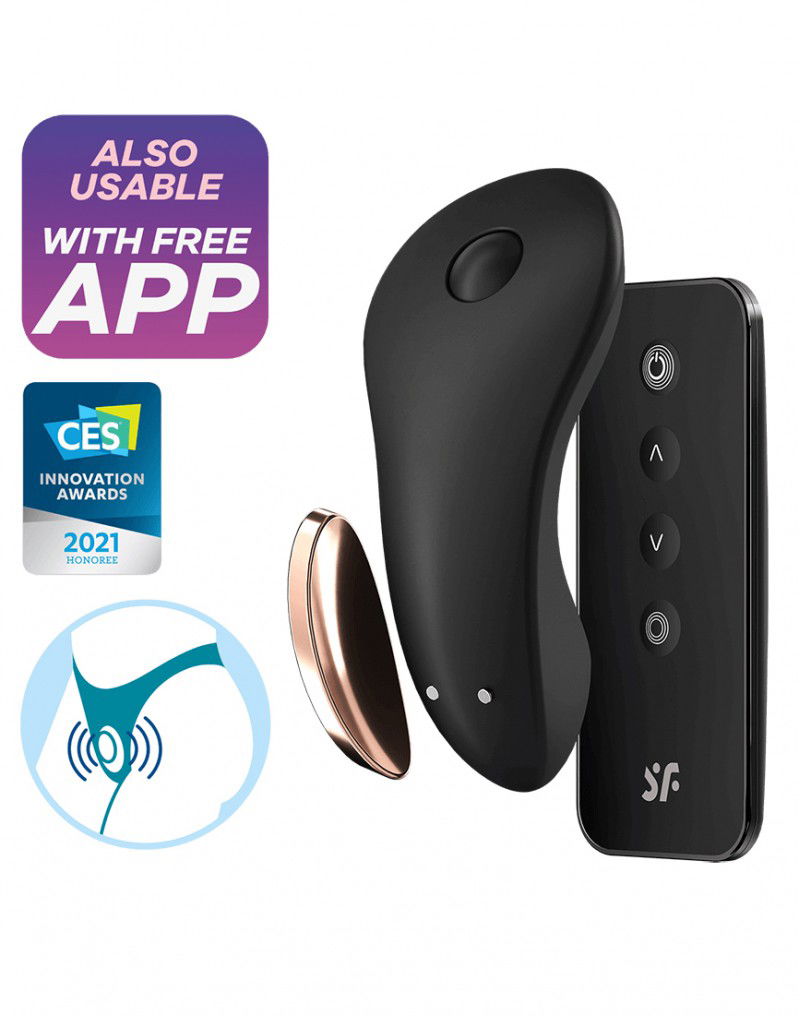 Satisfyer - Little Secret - Panty Vibrator - Zwart - Afbeelding 6