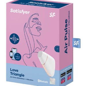 Satisfyer Love Triangle White / incl. Bluetooth and App