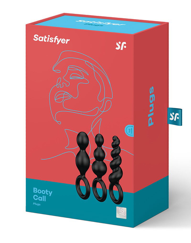 Satisfyer Booty Call Black set of 3 - Afbeelding 2