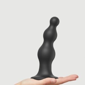 Strap-On-Me – Dildo Plug Beads Maat XL – Zwart