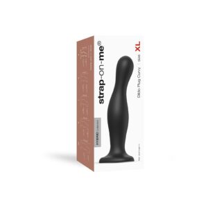 Strap-On-Me – Dildo Plug Curvy Maat XL – Zwart