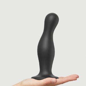 Strap-On-Me – Dildo Plug Curvy Maat XL – Zwart