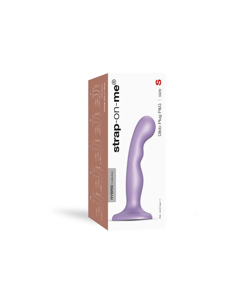 Strap-On-Me - Dildo Plug P&G Maat S - Metallic Lila - Afbeelding 2