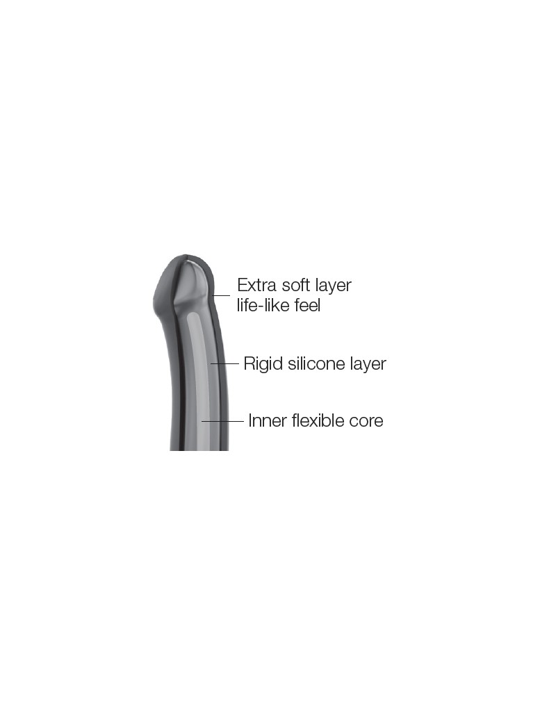 Strap-On-Me Dual Density Dildo Purple S - Afbeelding 5