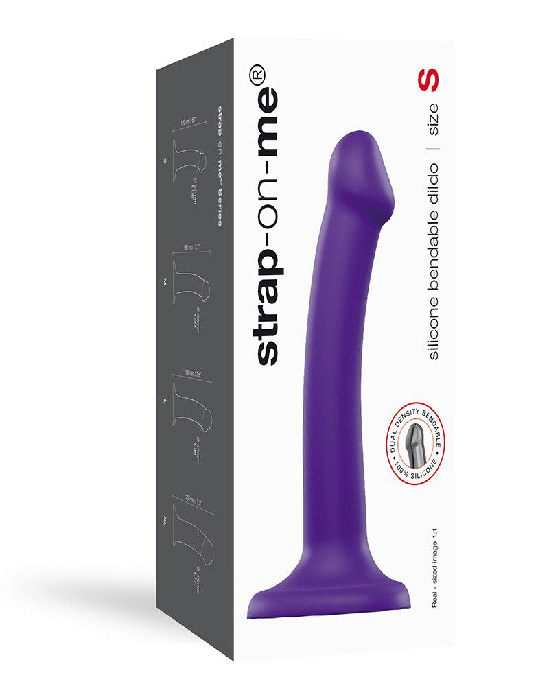Strap-On-Me Dual Density Dildo Purple S - Afbeelding 2