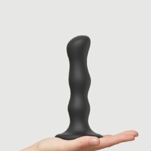 Strap-On-Me – Geisha Balls – Dildo met Roterende Ballen Maat M – Zwart