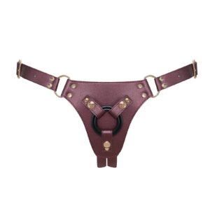 Strap-On-Me – Harnais Simili Generous – Aubergine