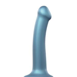 Strap-on-Me Mono Density Dildo Blue Metallic M