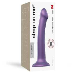 Strap-on-Me Mono Density Dildo Purple Metallic M