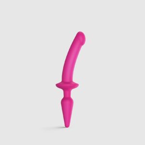 Strap-On-Me – Semi-Realistische Switch Plug-In – 2-in-1 Dildo & Butt Plug Maat S – Roze