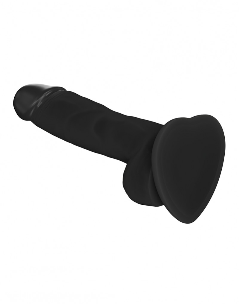 Strap-On-Me Soft Realistic Dildo Black Size S - Afbeelding 3