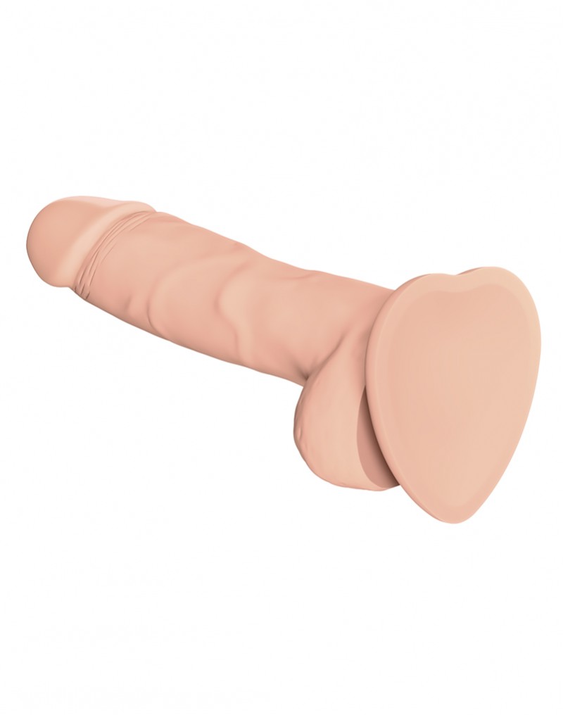 Strap-On-Me - Soft Realistic Dildo Size M - Nude - Afbeelding 3