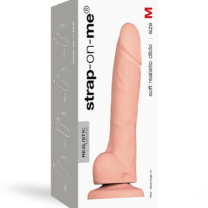 Strap-On-Me – Soft Realistic Dildo Size M – Nude