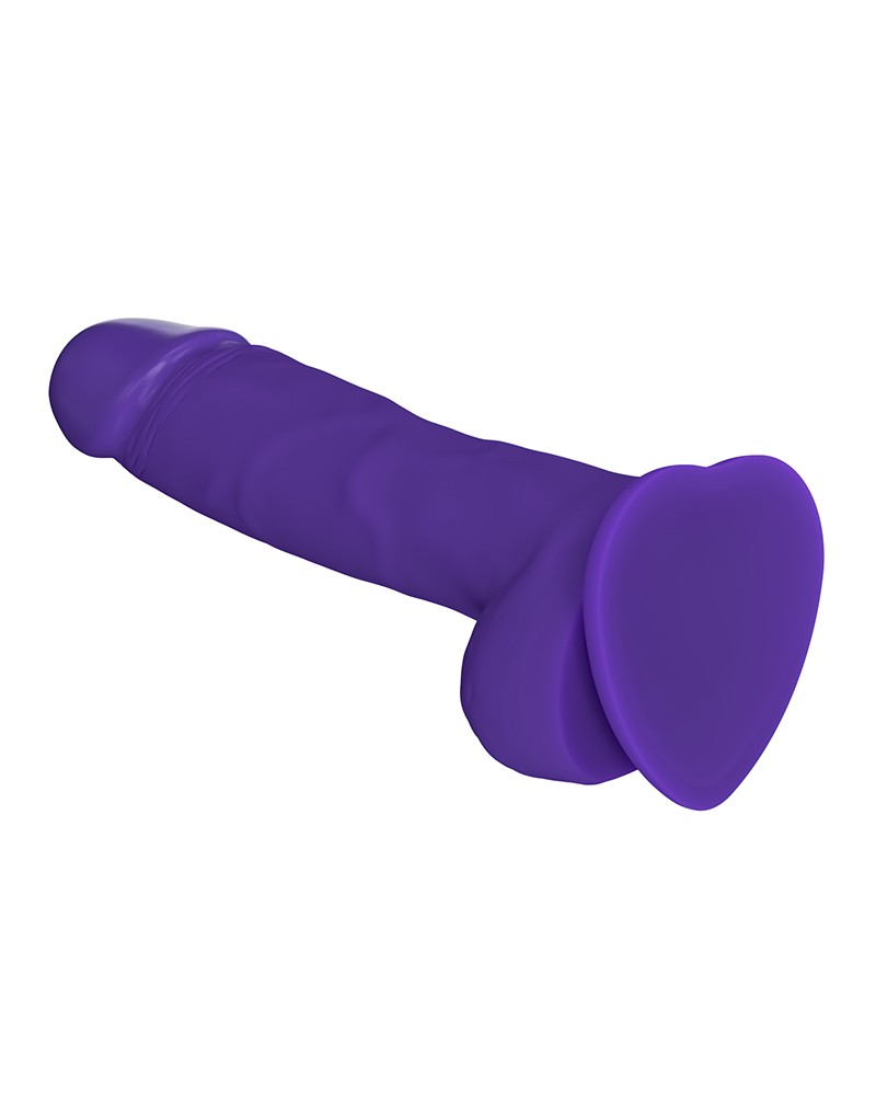Strap-On-Me Soft Realistic Dildo Purple Size XL - Afbeelding 3
