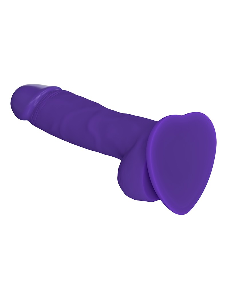 Strap-On-Me Soft Realistic Dildo Purple Size M - Afbeelding 3