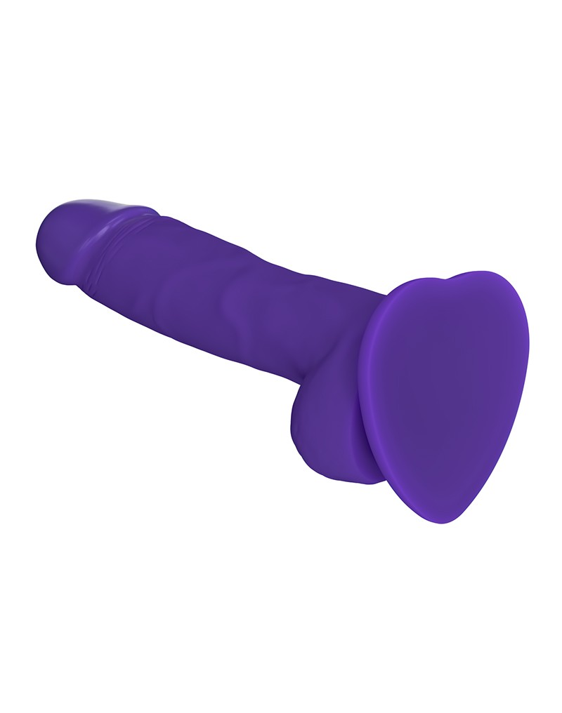 Strap-On-Me Soft Realistic Dildo Purple Size S - Afbeelding 3